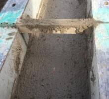 Concrete being laid